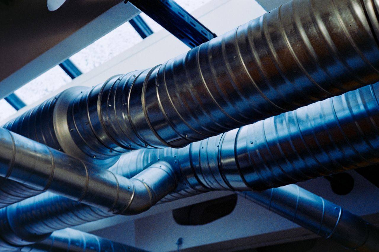 Canalizzazioni di un impianto di ventilazione meccanica controllata